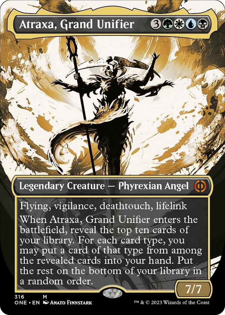 Atraxa, Grand Unifier (Borderless Ichor) [Phyrexia: All Will Be One] | Lots Moore NSW