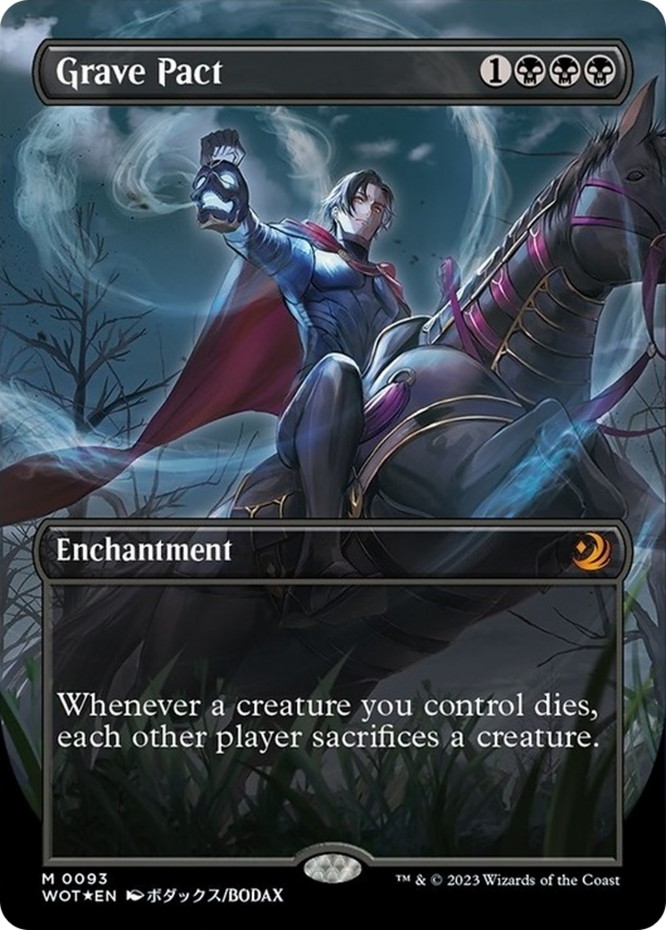 Grave Pact (Anime Borderless) (Confetti Foil) [Wilds of Eldraine: Enchanting Tales] | Lots Moore NSW