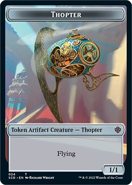 Cat Bird // Thopter Double-Sided Token [Starter Commander Decks] | Lots Moore NSW
