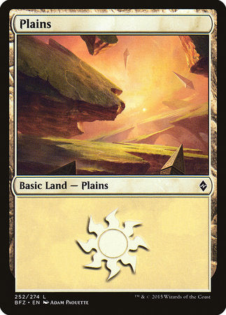 Plains (252) [Battle for Zendikar] | Lots Moore NSW