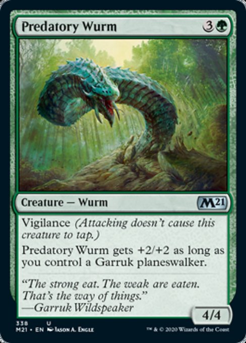 Predatory Wurm [Core Set 2021] | Lots Moore NSW