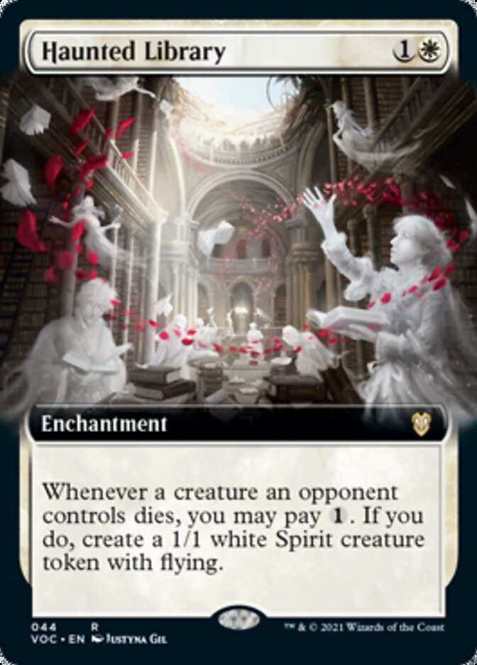 Haunted Library (Extended Art) [Innistrad: Crimson Vow Commander] | Lots Moore NSW