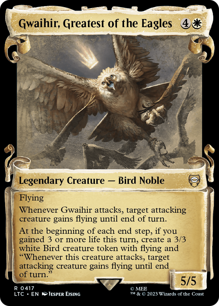 Gwaihir, Greatest of the Eagles [The Lord of the Rings: Tales of Middle-Earth Commander Showcase Scrolls] | Lots Moore NSW