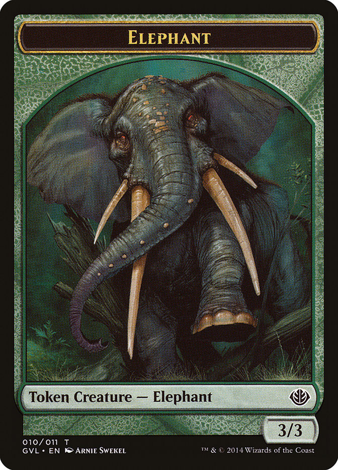 Elephant Token (Garruk vs. Liliana) [Duel Decks Anthology Tokens] | Lots Moore NSW