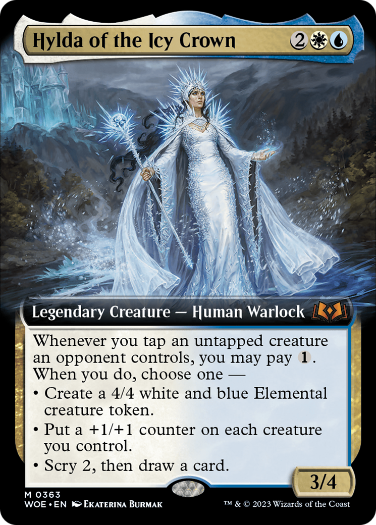 Hylda of the Icy Crown (Extended Art) [Wilds of Eldraine] | Lots Moore NSW