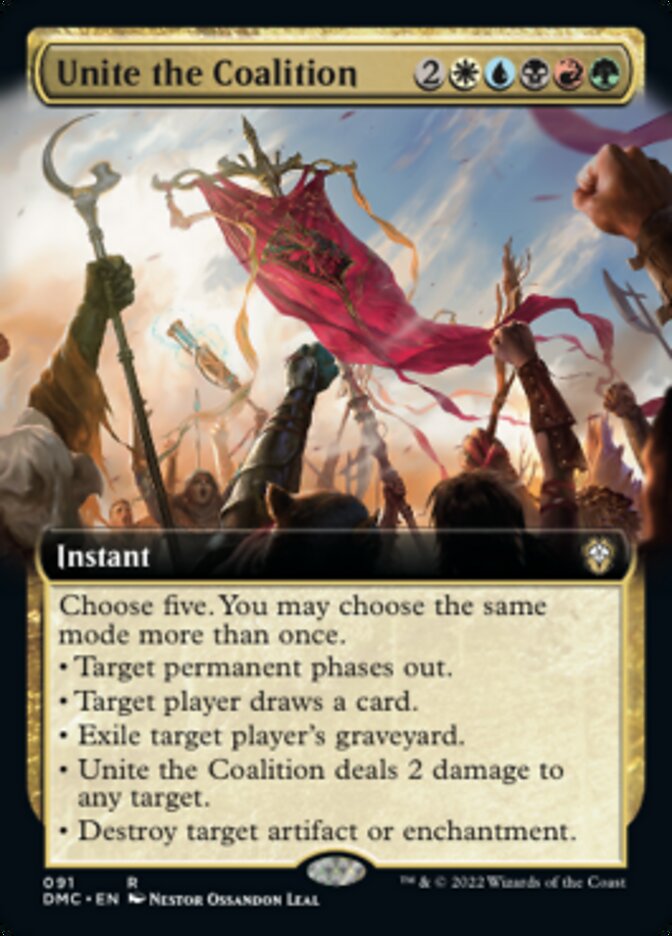 Unite the Coalition (Extended Art) [Dominaria United Commander] | Lots Moore NSW