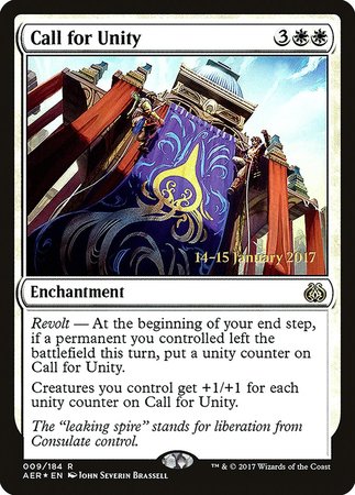 Call for Unity [Aether Revolt Promos] | Lots Moore NSW