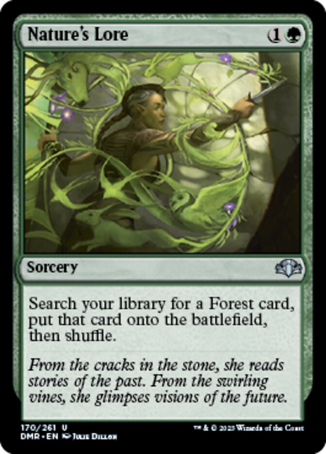 Nature's Lore [Dominaria Remastered] | Lots Moore NSW