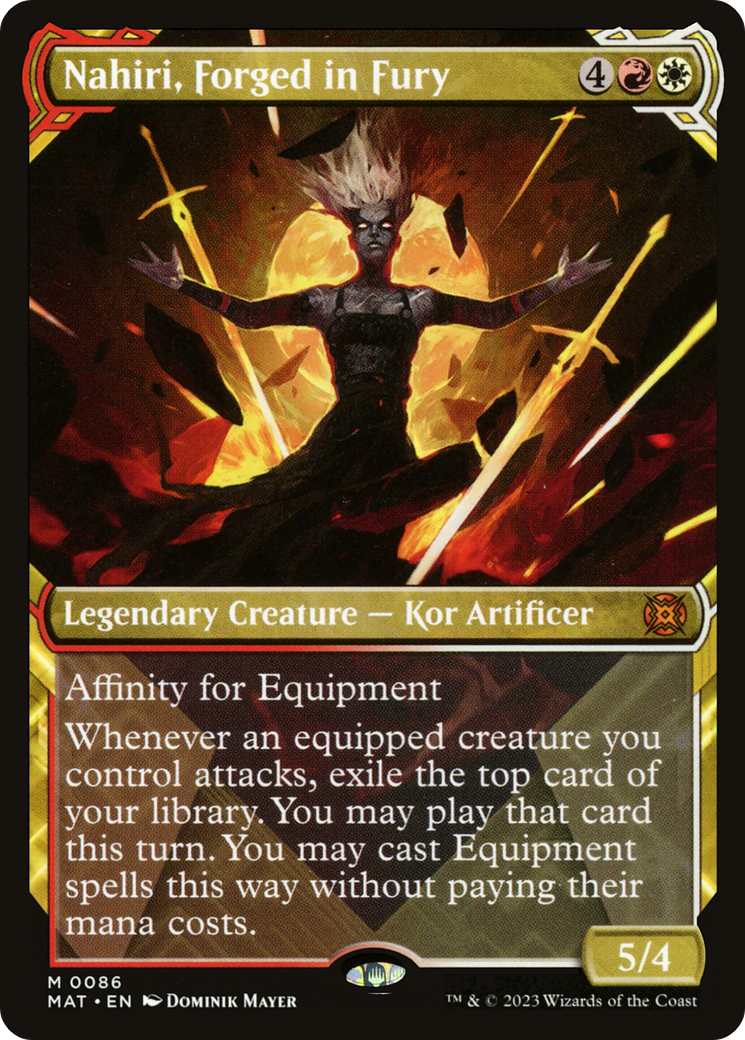 Nahiri, Forged in Fury (Showcase) [March of the Machine: The Aftermath] | Lots Moore NSW
