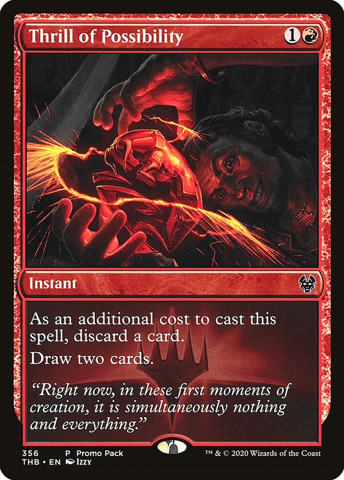 Thrill of Possibility (Promo Pack) [Theros Beyond Death Promos] | Lots Moore NSW