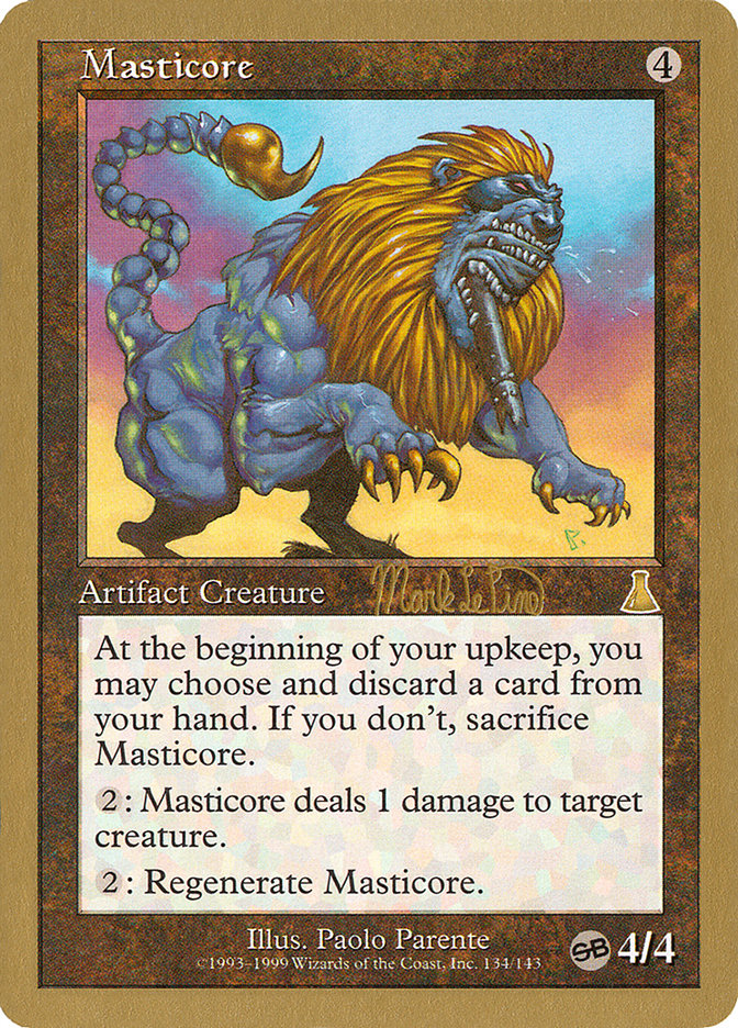 Masticore (Mark Le Pine) (SB) [World Championship Decks 1999] | Lots Moore NSW