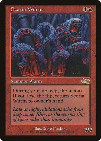 Scoria Wurm [Urza's Saga] | Lots Moore NSW