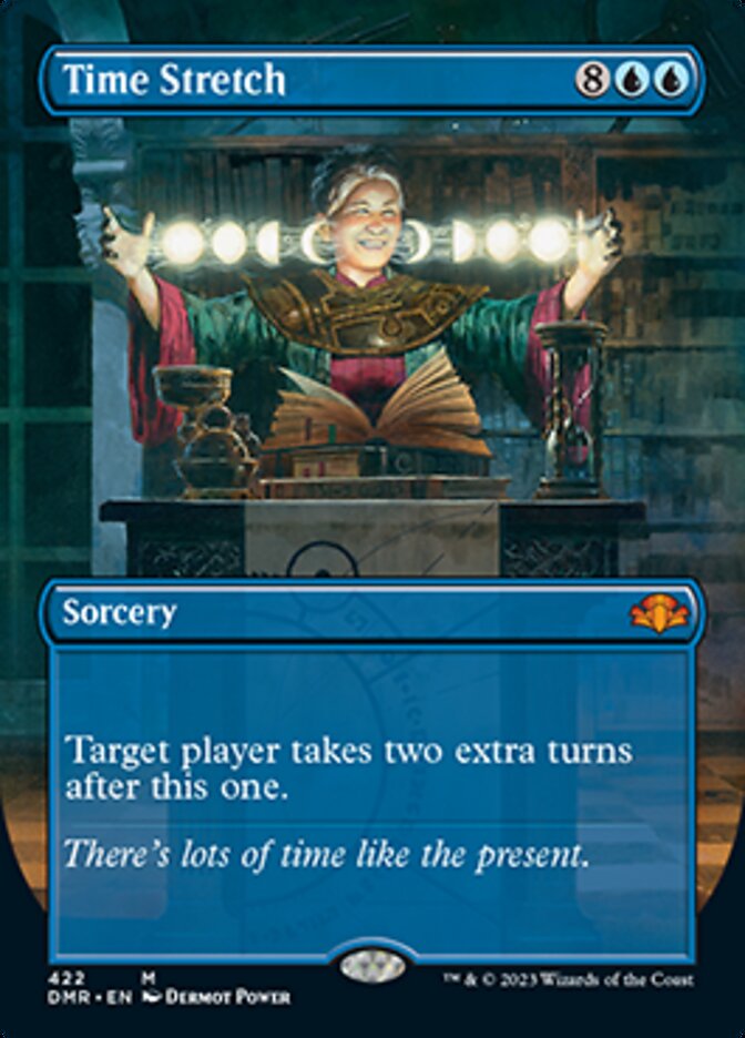 Time Stretch (Borderless Alternate Art) [Dominaria Remastered] | Lots Moore NSW