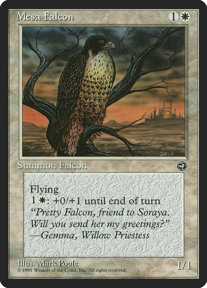 Mesa Falcon (Gemma Flavor Text) [Homelands] | Lots Moore NSW