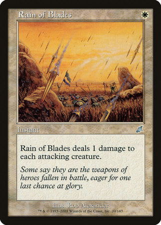 Rain of Blades [Scourge] | Lots Moore NSW