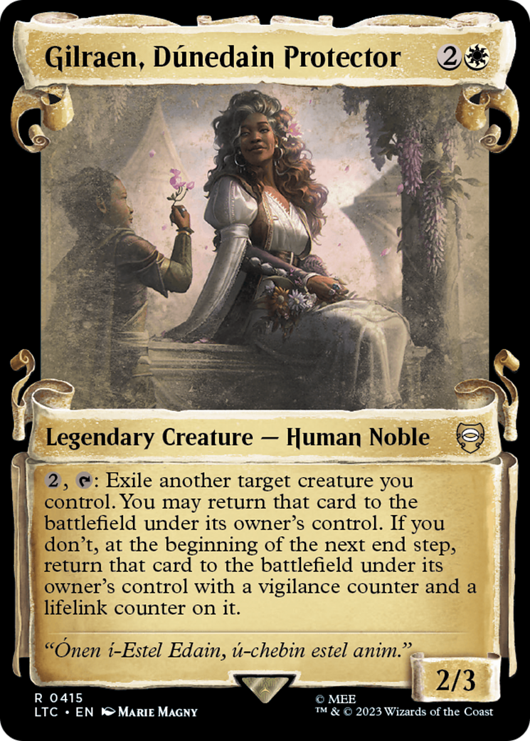 Gilraen, Dunedain Protector [The Lord of the Rings: Tales of Middle-Earth Commander Showcase Scrolls] | Lots Moore NSW