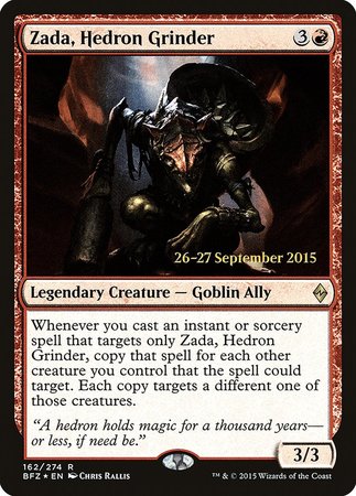 Zada, Hedron Grinder [Battle for Zendikar Promos] | Lots Moore NSW