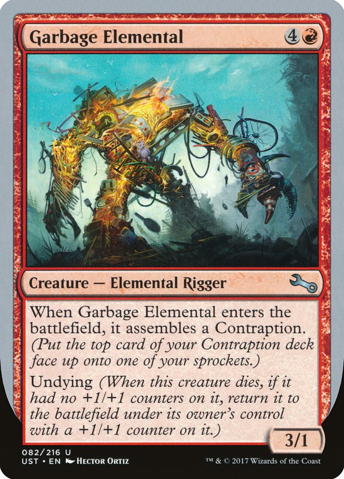 Garbage Elemental (3/1 Creature) [Unstable] | Lots Moore NSW
