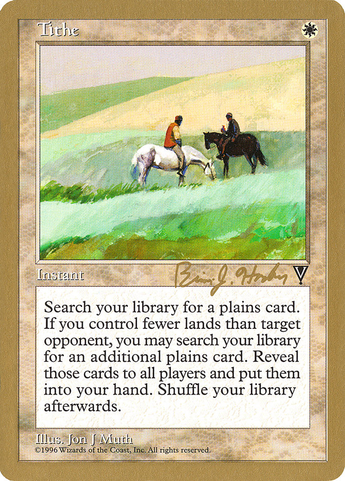 Tithe (Brian Hacker) [World Championship Decks 1998] | Lots Moore NSW