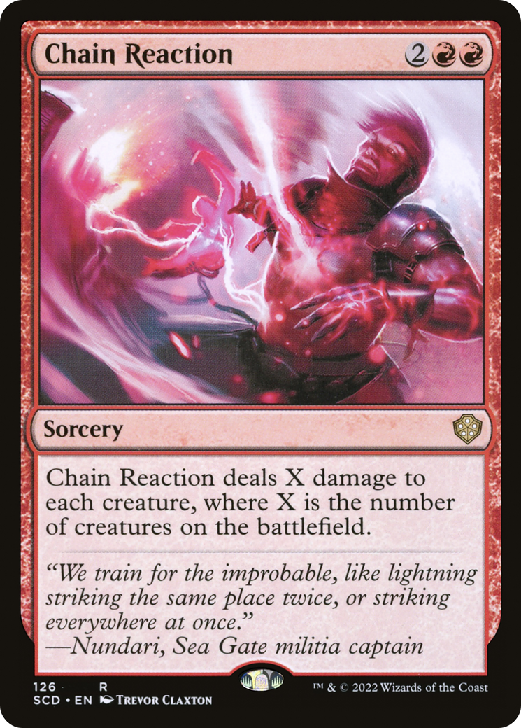 Chain Reaction [Starter Commander Decks] | Lots Moore NSW