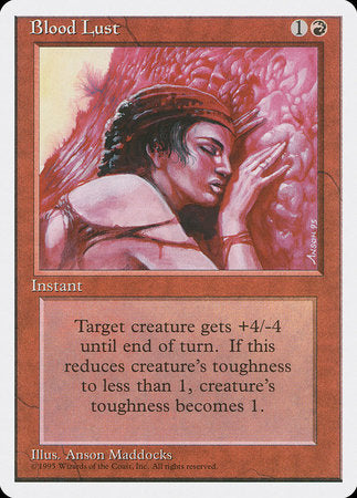 Blood Lust [Fourth Edition] | Lots Moore NSW