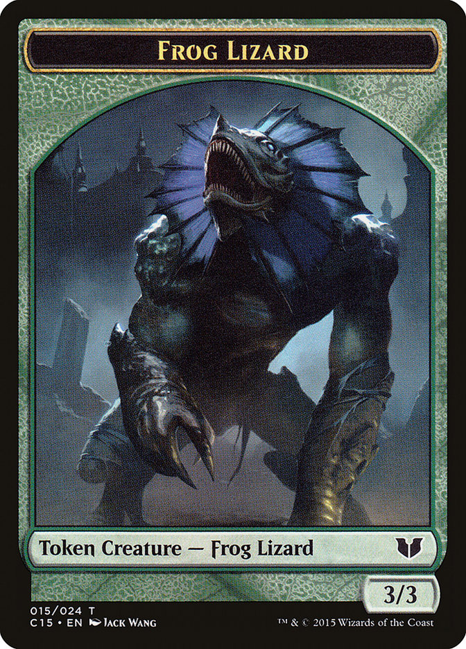 Frog Lizard Token [Commander 2015 Tokens] | Lots Moore NSW