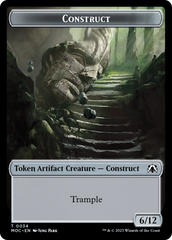 Phyrexian Golem // Construct Double-Sided Token [March of the Machine Commander Tokens] | Lots Moore NSW