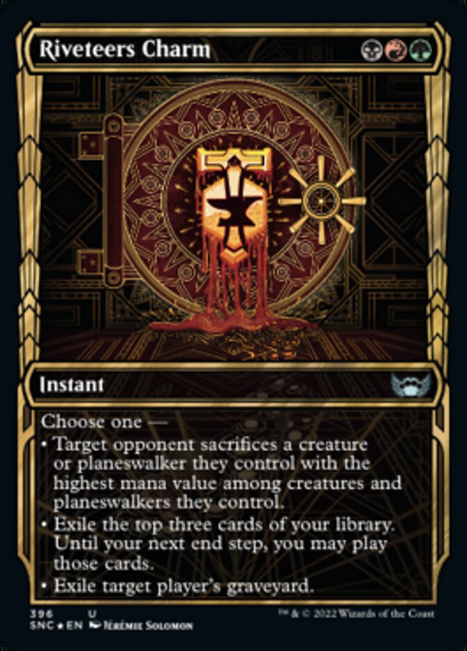 Riveteers Charm (Showcase Golden Age Gilded Foil) [Streets of New Capenna] | Lots Moore NSW