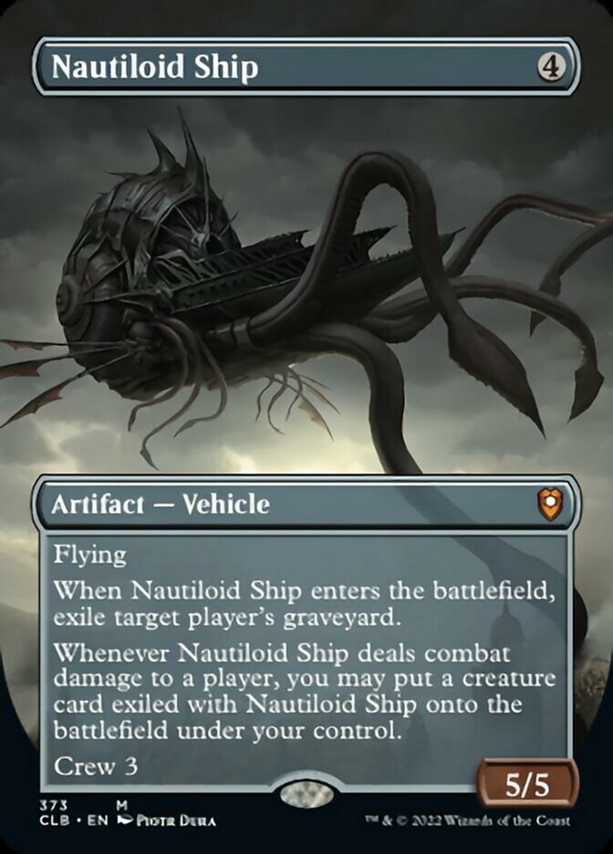 Nautiloid Ship (Borderless Alternate Art) [Commander Legends: Battle for Baldur's Gate] | Lots Moore NSW