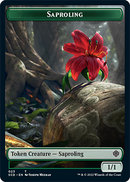Saproling // Soldier Double-Sided Token [Starter Commander Decks] | Lots Moore NSW