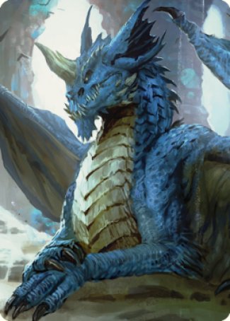 Young Blue Dragon Art Card [Commander Legends: Battle for Baldur's Gate Art Series] | Lots Moore NSW