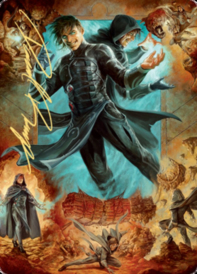 Jace, Mirror Mage 2 Art Card (Gold-Stamped Signature) [Zendikar Rising Art Series] | Lots Moore NSW