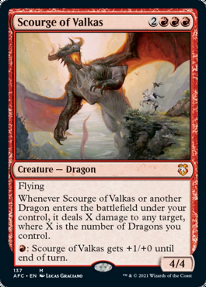 Scourge of Valkas [Dungeons & Dragons: Adventures in the Forgotten Realms Commander] | Lots Moore NSW