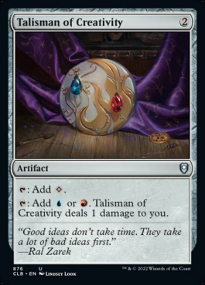 Talisman of Creativity [Commander Legends: Battle for Baldur's Gate] | Lots Moore NSW