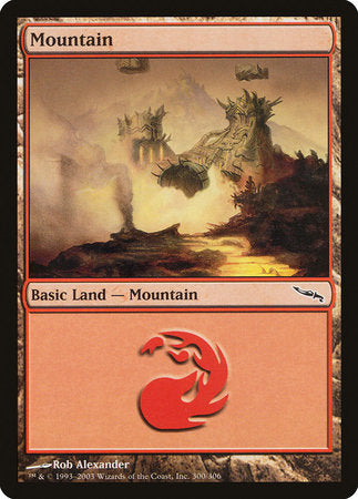 Mountain (300) [Mirrodin] | Lots Moore NSW