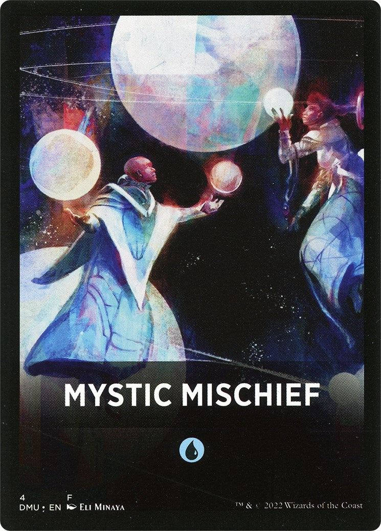 Mystic Mischief Theme Card [Dominaria United Tokens] | Lots Moore NSW