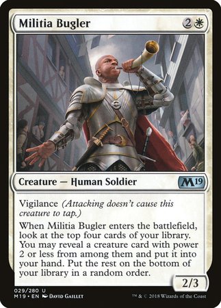 Militia Bugler [Core Set 2019] | Lots Moore NSW