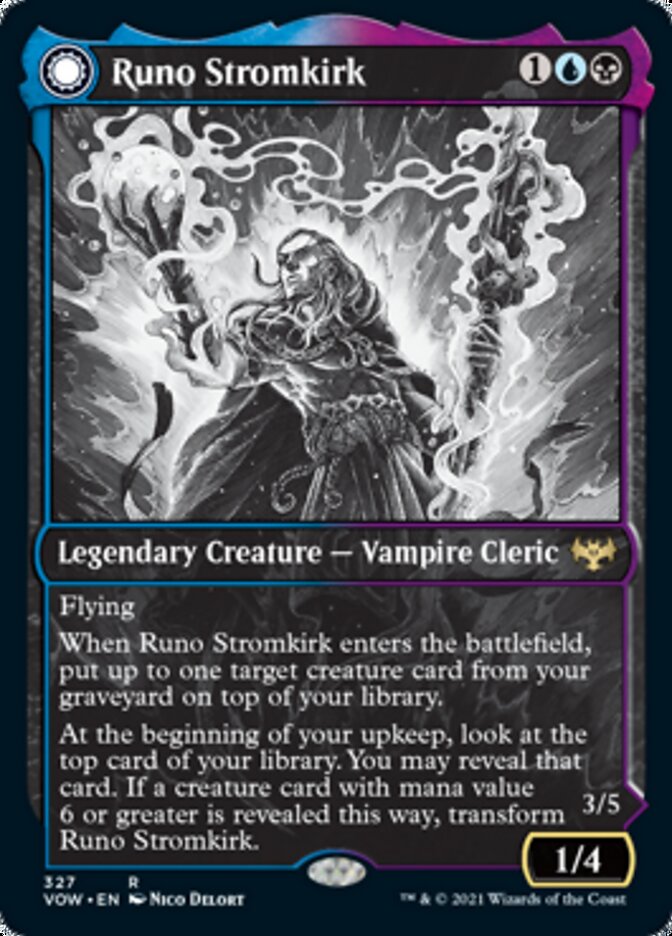 Runo Stromkirk // Krothuss, Lord of the Deep (Showcase Eternal Night) [Innistrad: Crimson Vow] | Lots Moore NSW