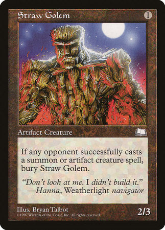 Straw Golem [Weatherlight] | Lots Moore NSW