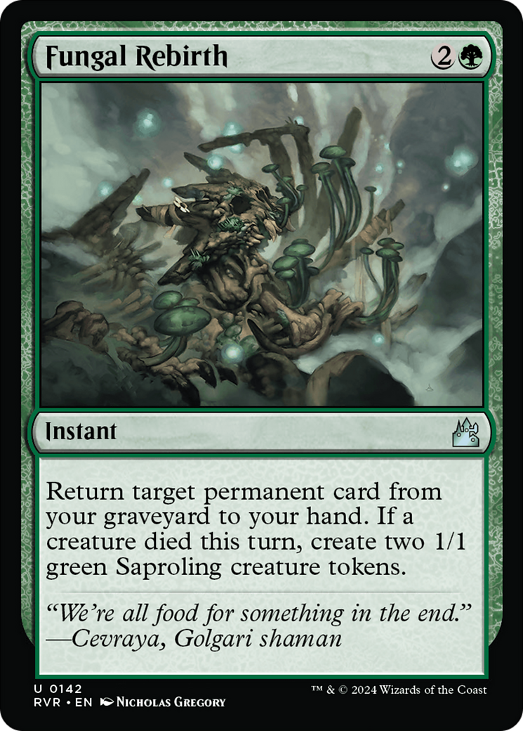 Fungal Rebirth [Ravnica Remastered] | Lots Moore NSW