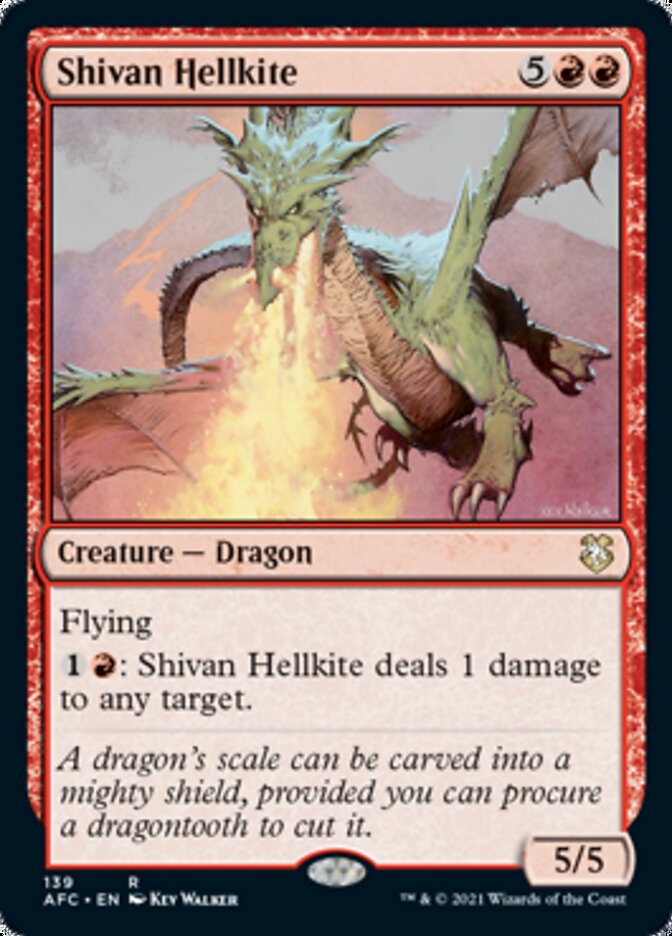 Shivan Hellkite [Dungeons & Dragons: Adventures in the Forgotten Realms Commander] | Lots Moore NSW