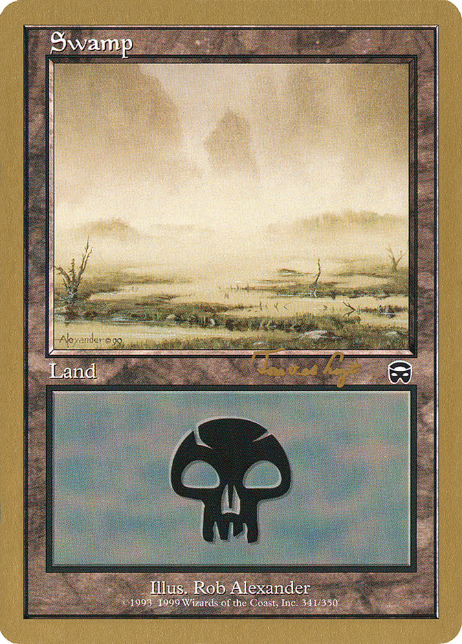Swamp (tvdl341) (Tom van de Logt) [World Championship Decks 2001] | Lots Moore NSW
