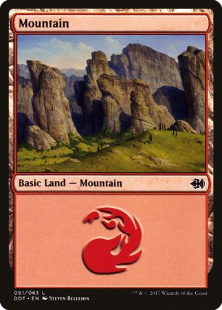 Mountain (61) [Duel Decks: Merfolk vs. Goblins] | Lots Moore NSW