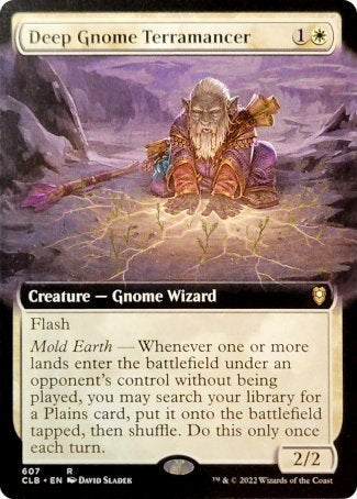 Deep Gnome Terramancer (Extended Art) [Commander Legends: Battle for Baldur's Gate] | Lots Moore NSW