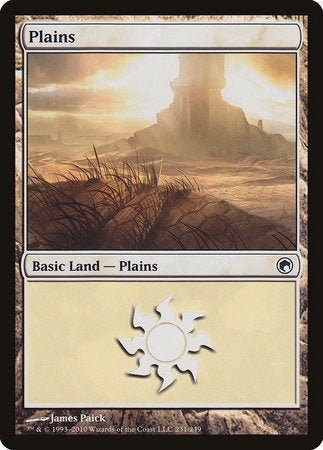 Plains (231) [Scars of Mirrodin] | Lots Moore NSW
