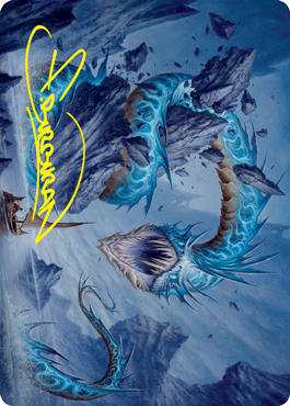 Biolume Serpent Art Card (Gold-Stamped Signature) [Innistrad: Crimson Vow Art Series] | Lots Moore NSW