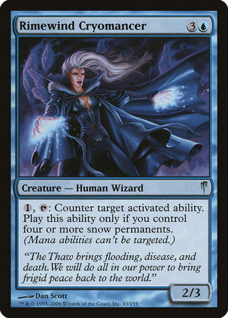 Rimewind Cryomancer [Coldsnap] | Lots Moore NSW