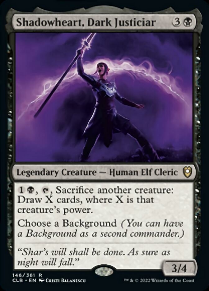 Shadowheart, Dark Justiciar [Commander Legends: Battle for Baldur's Gate] | Lots Moore NSW