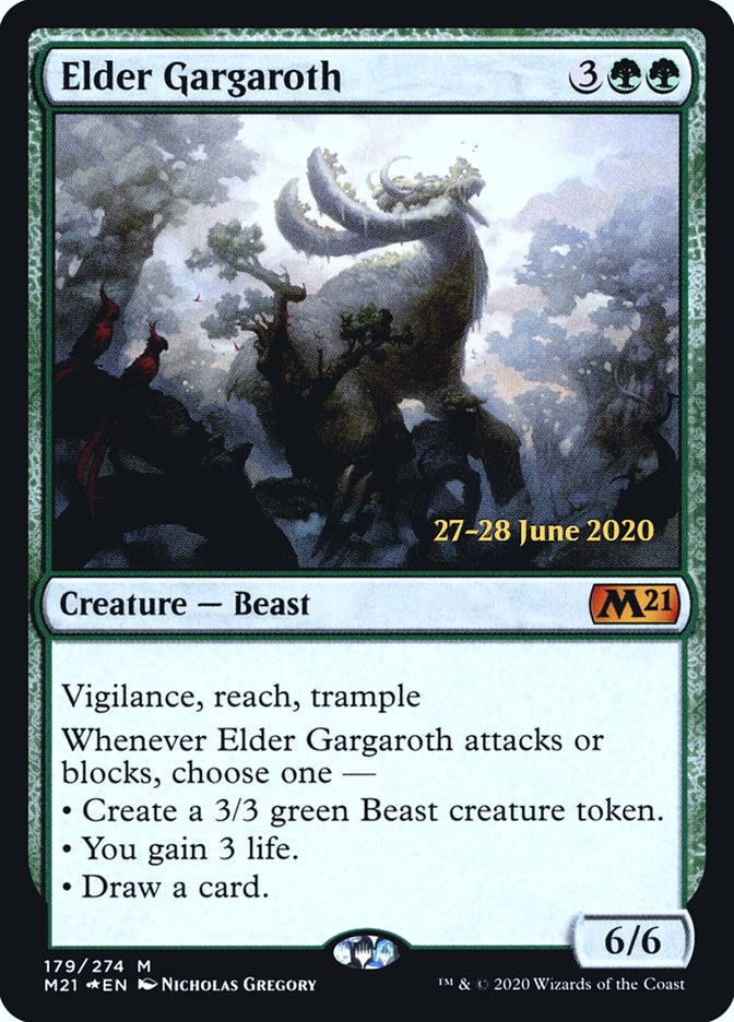 Elder Gargaroth  [Core Set 2021 Prerelease Promos] | Lots Moore NSW