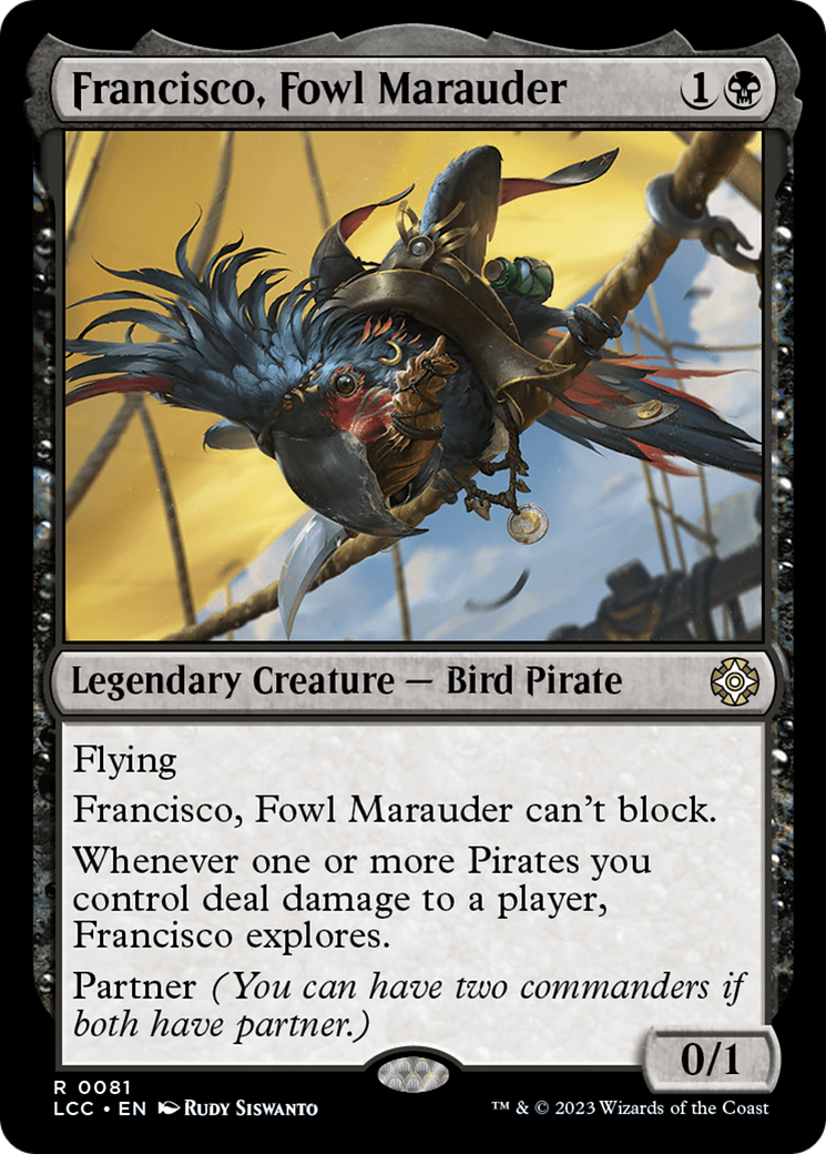 Francisco, Fowl Marauder [The Lost Caverns of Ixalan Commander] | Lots Moore NSW